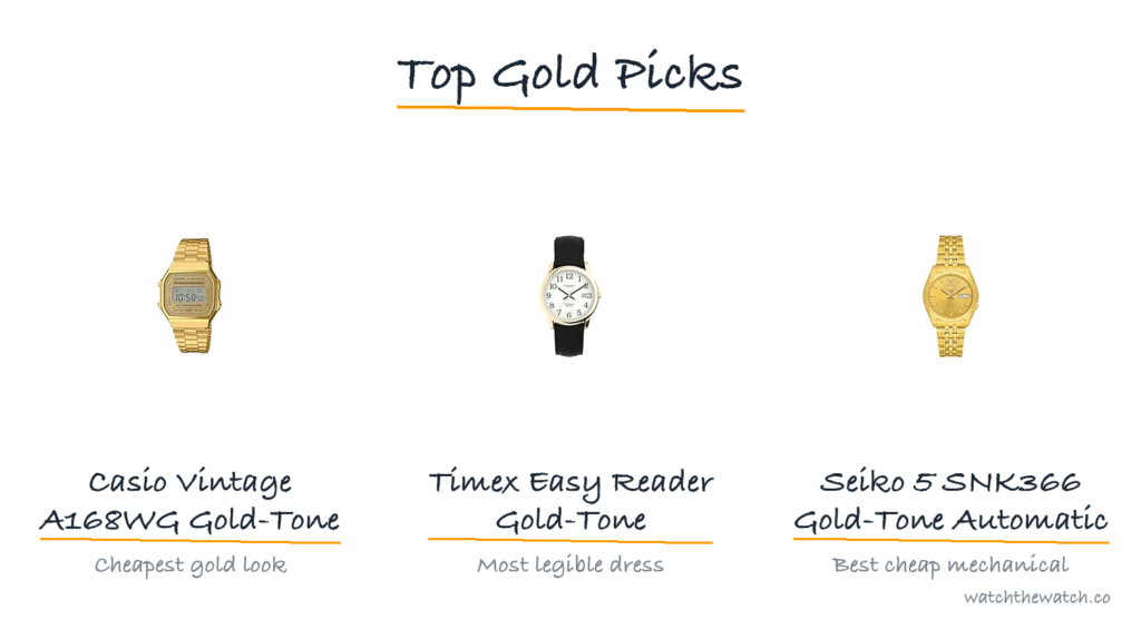 Best gold watches — top picks