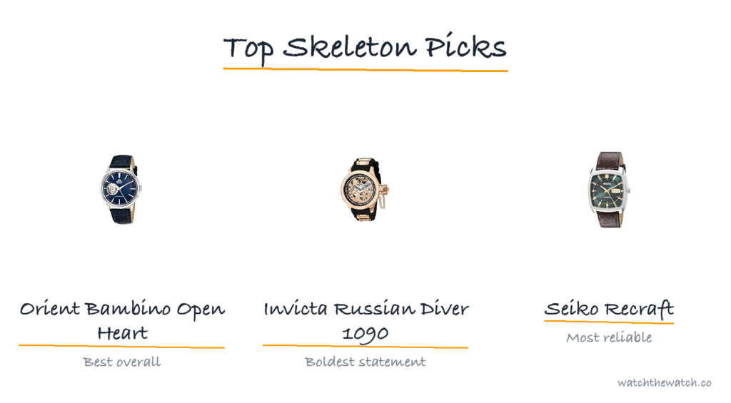 Best skeleton watches — top picks