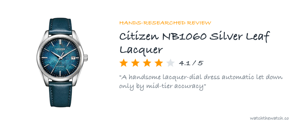 Citizen NB1060 review