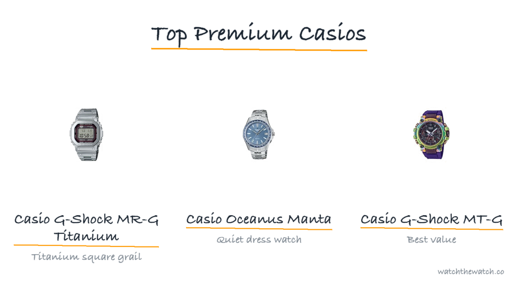 Most expensive premium Casio watches — top picks