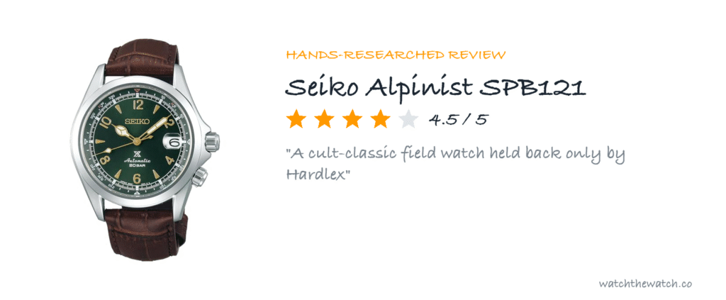 Seiko Alpinist SARB017 review