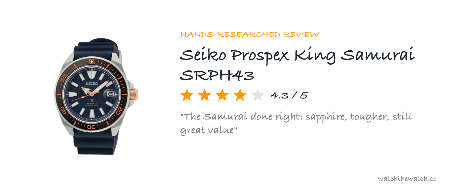Seiko King Samurai Watch Review — top picks