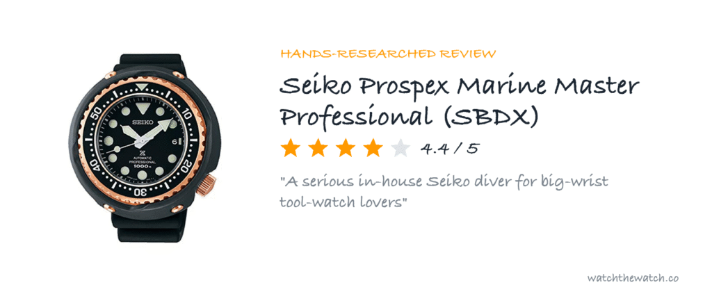 Seiko Marinemaster review