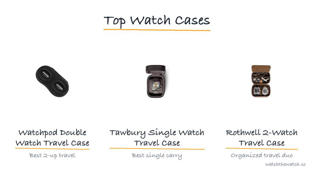 Best watch cases for storage and travel — top picks