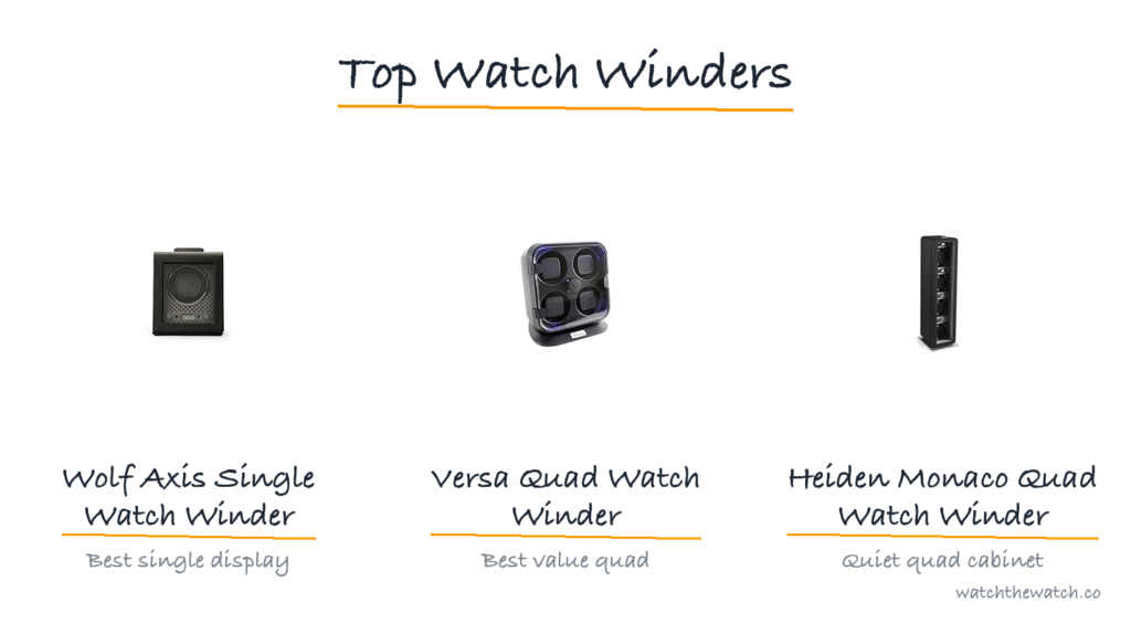 Best watch winders — top picks