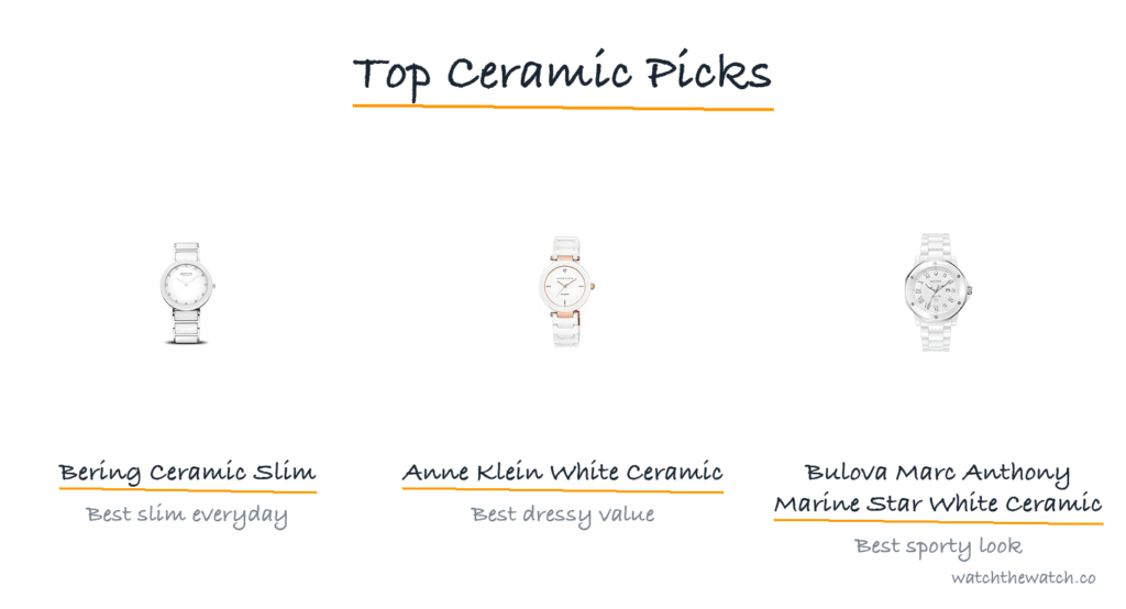 Best white ceramic watches for women — top picks