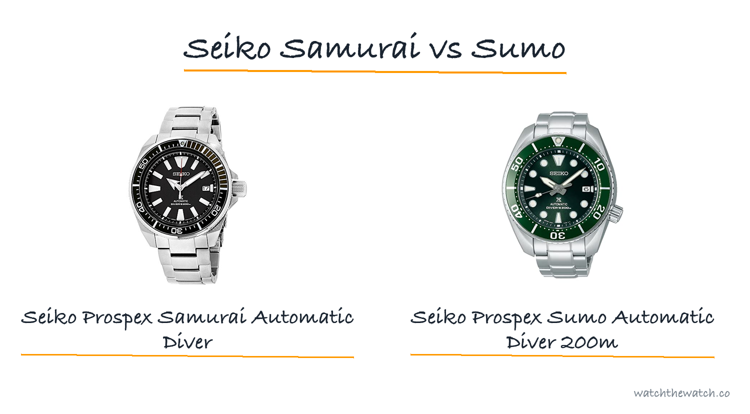 Seiko Samurai vs Sumo: The Affordable Prospex Diver Showdown