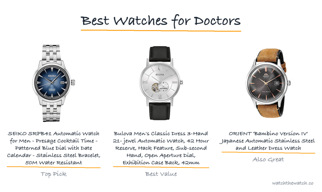 Best Watches for Doctors (2026) — watchthewatch.co