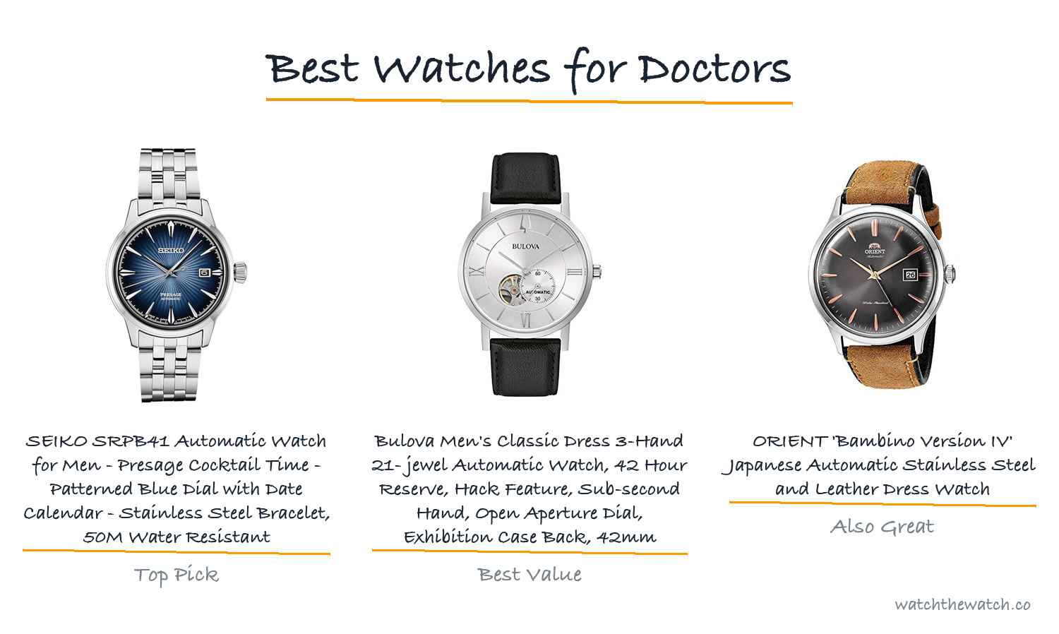 Best Watches for Doctors (2026)