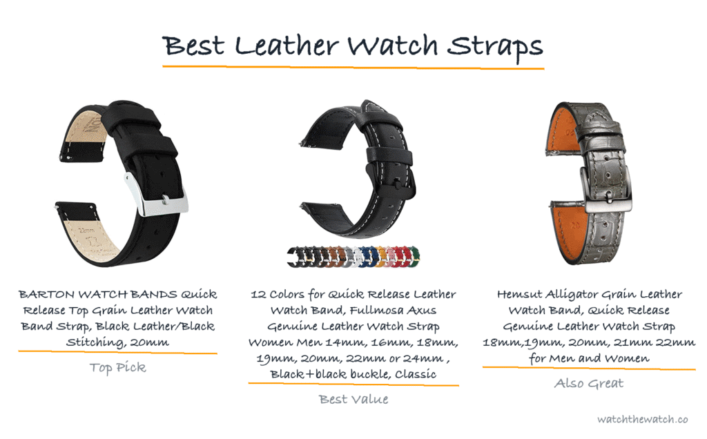 Best Leather Watch Straps (2026) — watchthewatch.co