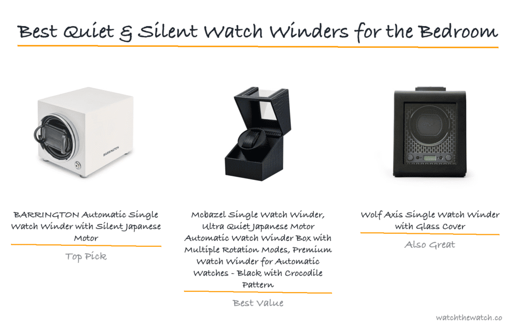 Best Quiet & Silent Watch Winders for the Bedroom (2026) — watchthewatch.co