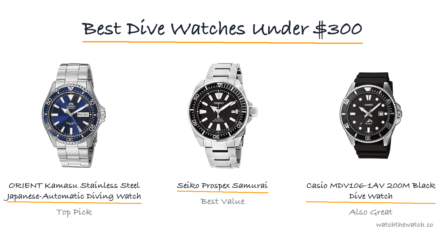 Best Dive Watches Under $300 (2026)