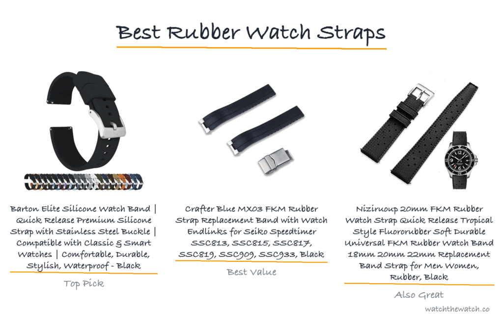 Best Rubber Watch Straps (2026) — watchthewatch.co