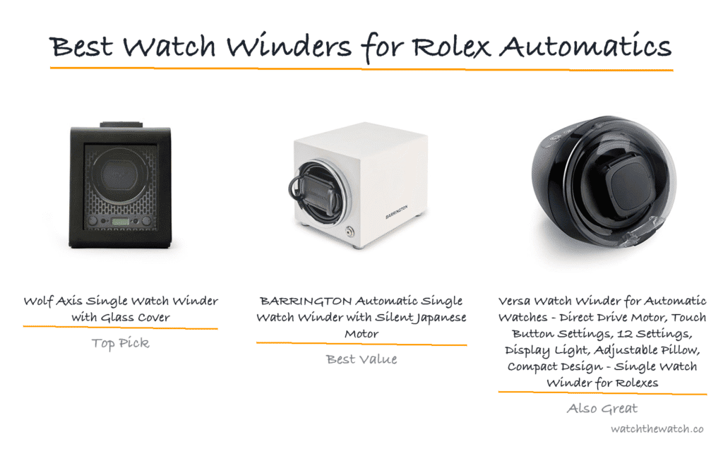Best Watch Winders for Rolex Automatics (2026) — watchthewatch.co