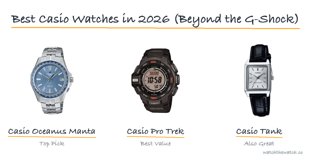 Best Casio Watches in 2026 (Beyond the G-Shock) — watchthewatch.co