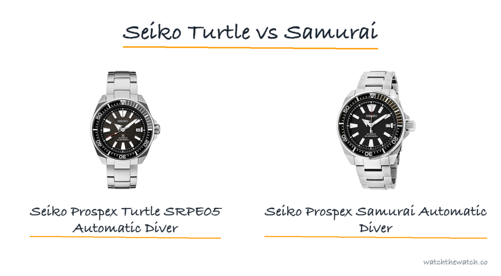 Seiko Turtle vs Samurai: Which Seiko Diver Should You Buy? — watchthewatch.co