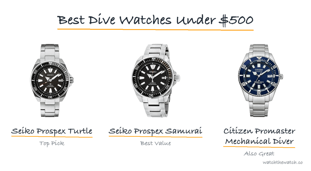 Best Dive Watches Under $500 (2026) — watchthewatch.co