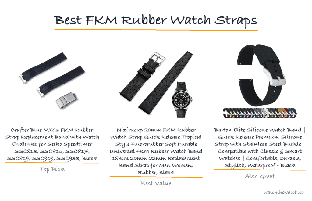 Best FKM Rubber Watch Straps (2026) — watchthewatch.co