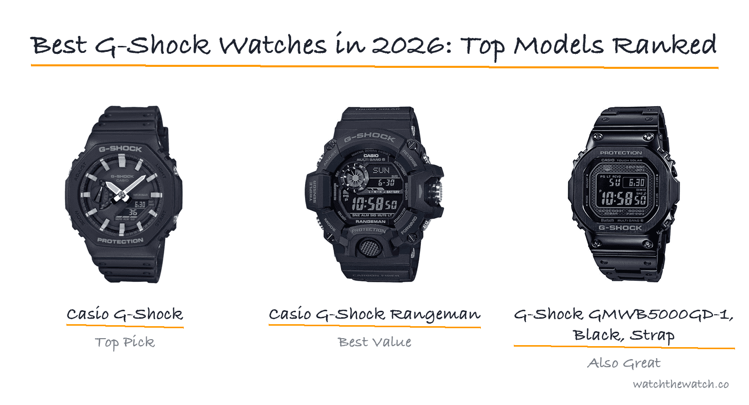 Best G-Shock Watches in 2026: Top Models Ranked