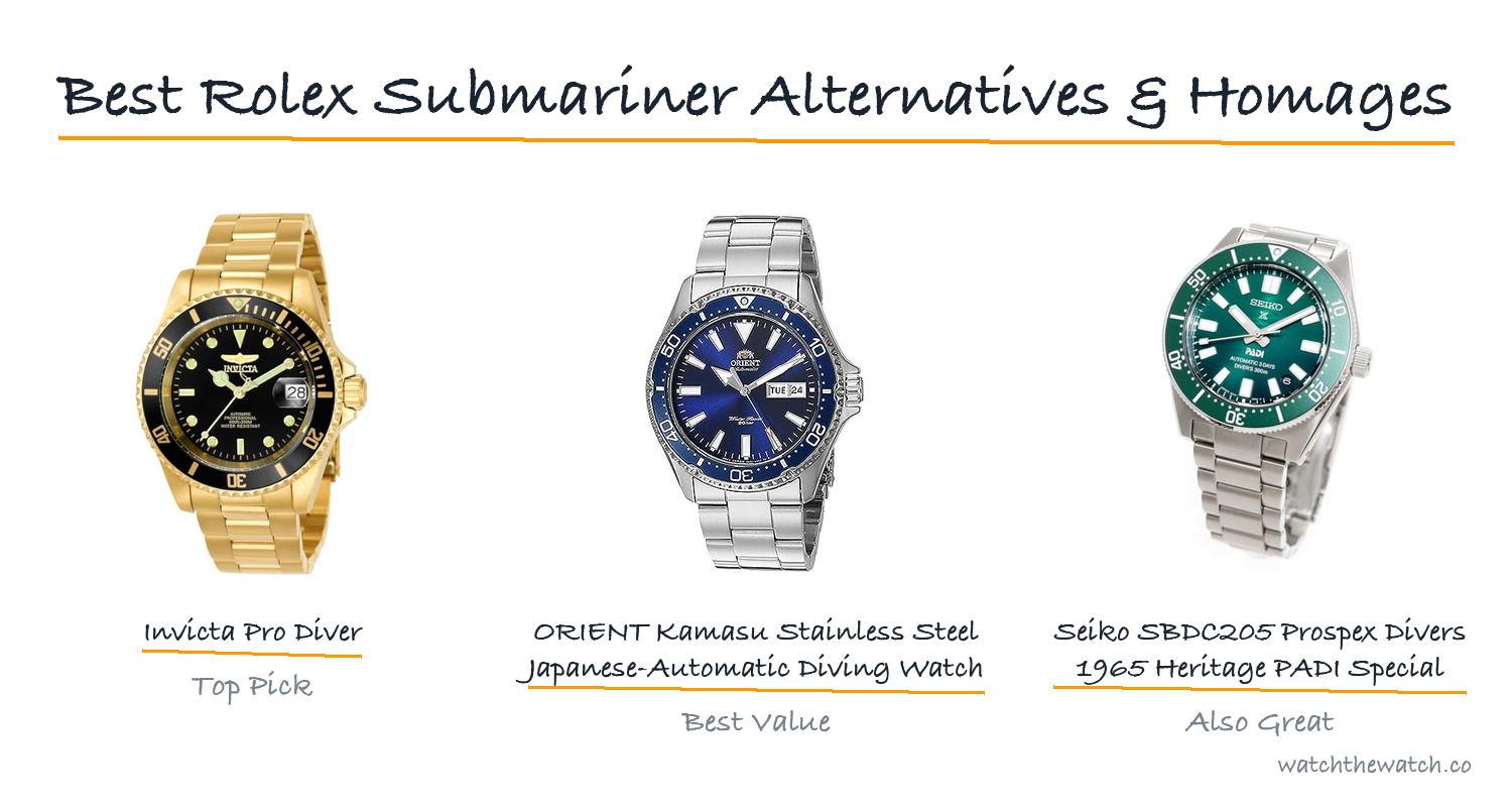 Best Rolex Submariner Alternatives & Homages (2026)
