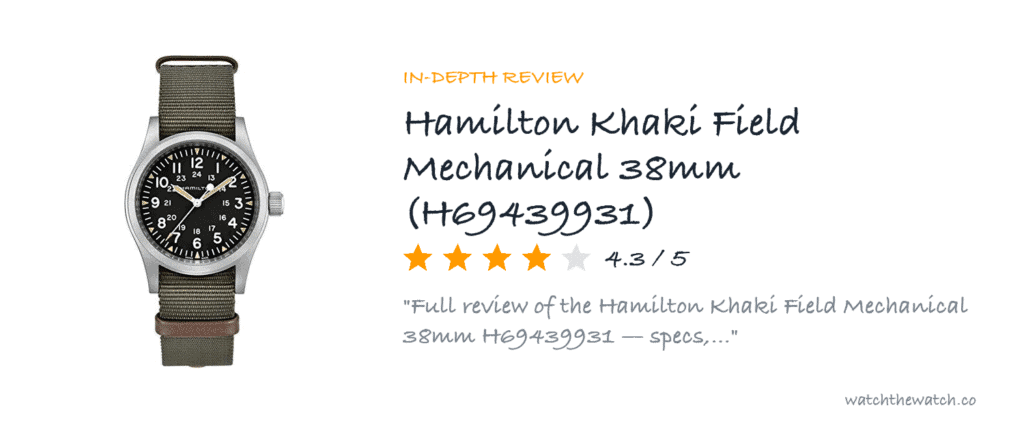 Hamilton Khaki Field Mechanical (H69439931) Review: The Classic Hand-Wound Field Watch — watchthewatch.co