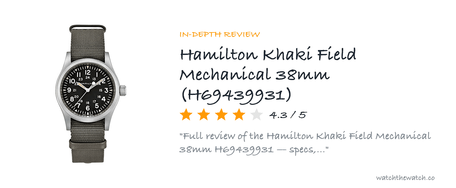 Hamilton Khaki Field Mechanical (H69439931) Review: The Classic Hand-Wound Field Watch