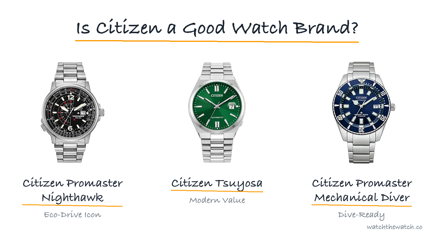 Is Citizen a Good Watch Brand?